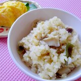 簡単＊良い香り＊干し椎茸とえのきの炊き込みご飯